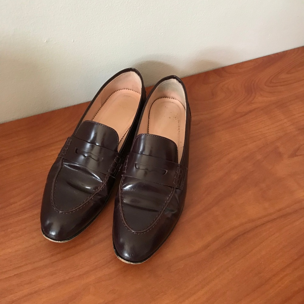 J. Crew Academy Penny Loafers - Burnished Beet